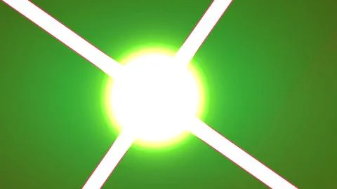 Clear Light Curve Flare Stock Illustration
