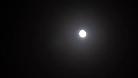 Clear Moon Time-lapse Pass Night Sky 4K Stock Footage 133836461