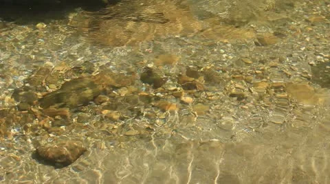 Clear mountain river flow Stock Footage 12299617