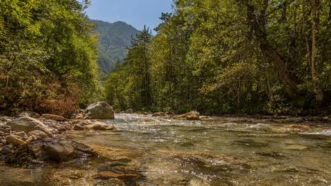 Clear nature lake Stock Photos