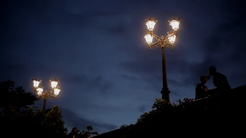 Clear Night Stock Footage 107657613