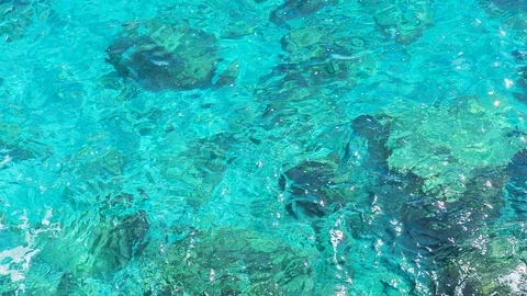 Clear Ocean water 1 Stock Footage 127098110