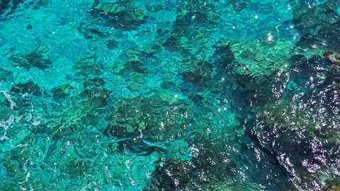 Clear Ocean water 2 Stock Footage 127099383