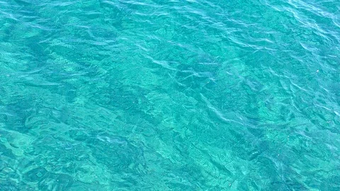 Clear Ocean water 4 Stock Footage 129856894