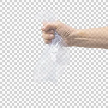 A clear plastic bag Stock Photos