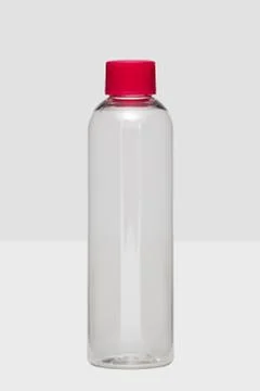 Clear plastic bottle Stock Photos