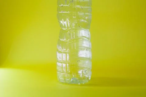 Clear plastic bottle Stock Photos