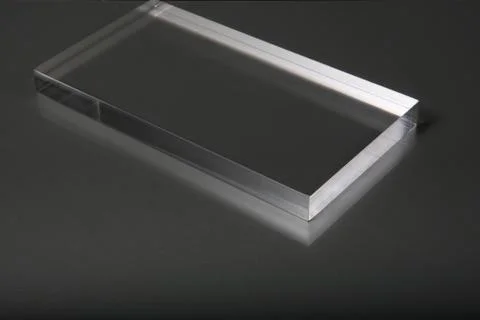 Clear Plexiglass Acrylic Perspex Stock Photos
