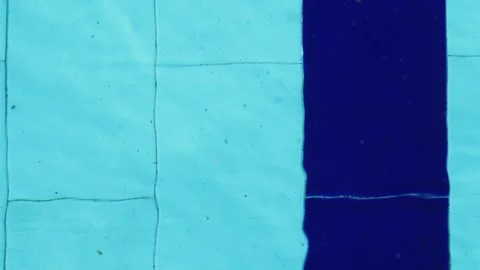 Clear Pool Water Creating Abstract Moving Patterns Stock Footage 332249785