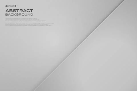 Clear presentation template paper on gray shadow background. Stock Illustration