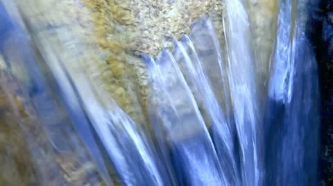 Clear rapid stream of a mountain river. Stock Footage 12411349