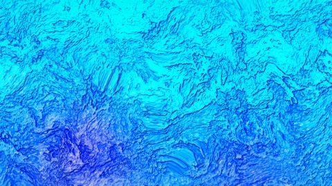 Clear relief patterns of blue paint shimmering in the light. Stock Footage 297199130
