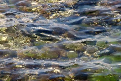 Clear Sea Background with Rocks 스톡 사진