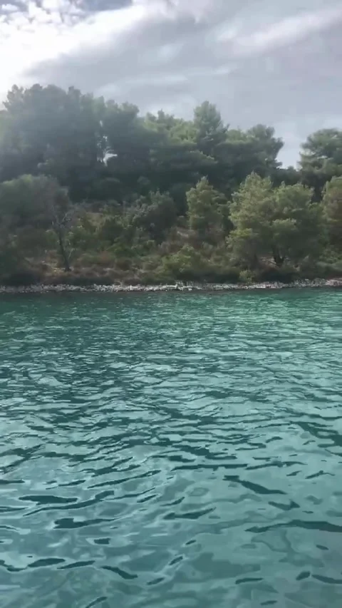 Clear sea in Croatia Vídeos de archivo 274002425