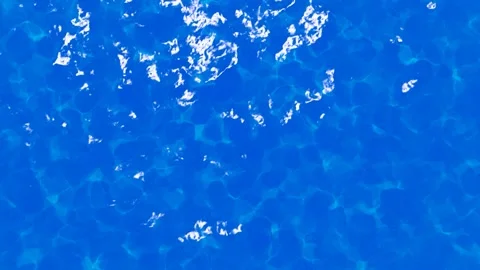 Clear sea water surface flowing screen background Stock Footage 269099895
