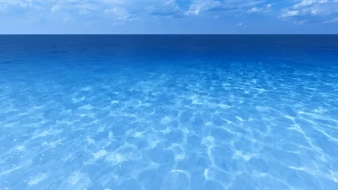 Clear sea water wave flow Stock Footage 198983561
