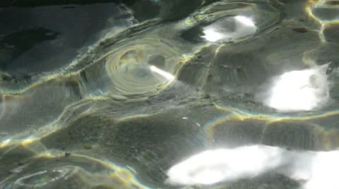 Clear Shallow Water - Sand Bottom - With Audio Video stock 49701078