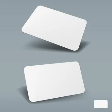 Clear Simple Flying Gift Card Template On Gray Stock Illustration