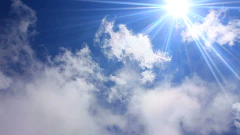 Clear Skies and Rays of Sunshine 動画素材 330512357
