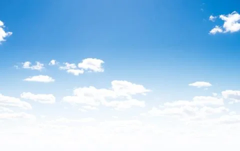 Clear sky and clouds Stock Photos