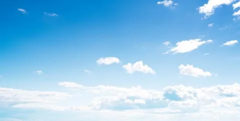 Clear sky and clouds Фото