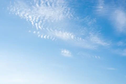 Clear sky and clouds Stock-Fotos