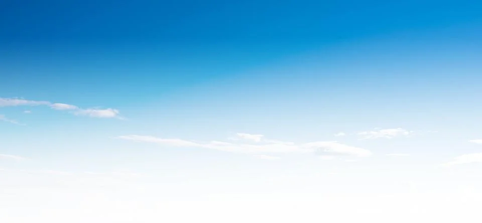 Clear sky and clouds Stock Photos