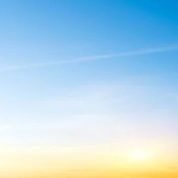 Clear sky and clouds Stockfoto's
