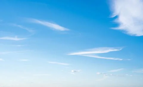 Clear sky and clouds Foto stock