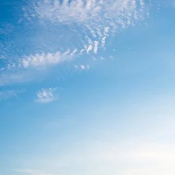 Clear sky and clouds Stock-Fotos