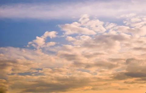 Clear sky background in summer Stock Photos