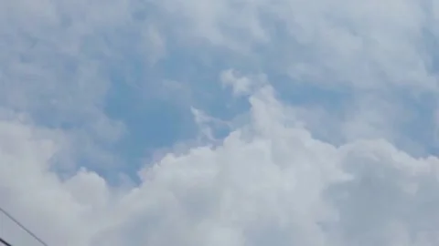 Clear sky with beautiful clouds Stock Footage 238578516