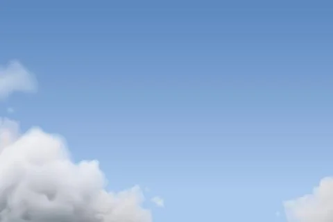 Clear sky with blue copy space, nature and environment concept Stock Illustration