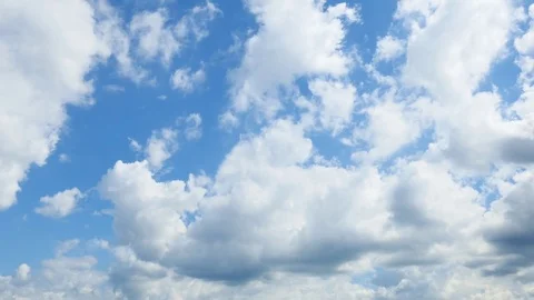 The clear sky with a cloud Stock-Footage 80509568
