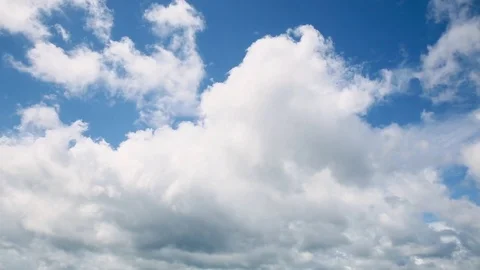 The clear sky with a cloud Stock-Footage 80516774