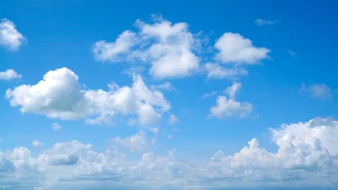 The clear sky with a cloud Stock Footage 80516871