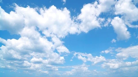 The clear sky with a cloud Stock Footage 81114443