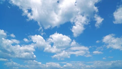The clear sky with a cloud Stock Footage 81114718