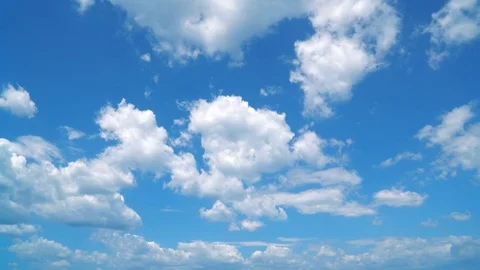 The clear sky with a cloud Video stock 81114864