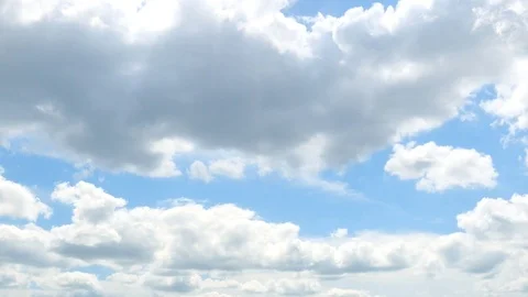 The clear sky with a cloud Stock Footage 82445927