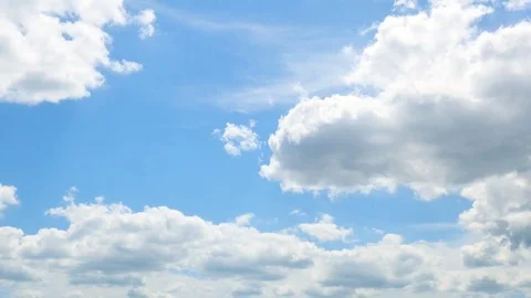 The clear sky with a cloud Stock Footage 82445942
