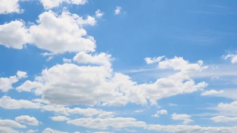 The clear sky with a cloud Stock Footage 82612424