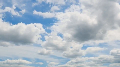 The clear sky with a cloud Video stock 82612444