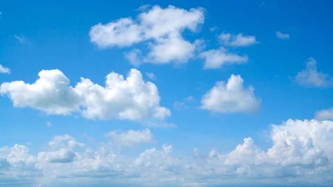 The clear sky with a cloud Video stock 82614145