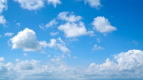 The clear sky with a cloud Stock Footage 82614165