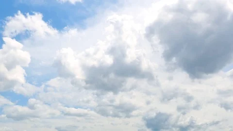 The clear sky with a cloud Stock Footage 82733309