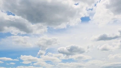 The clear sky with a cloud Stock Footage 82733528