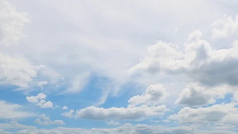 The clear sky with a cloud Stock Footage 82733530