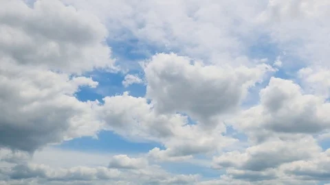The clear sky with a cloud Stock-Footage 82985028