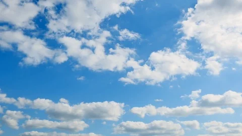 The clear sky with a cloud Stock Footage 83240351